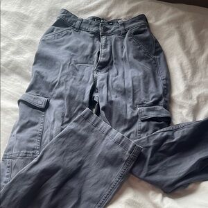 Hollister Blue Gray Straight Leg Pants